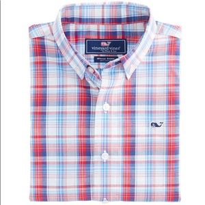 Boys Vineyard Vines Gunnel Plaid XL Button Down